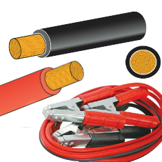 Battery and Welding Cable, Heavy Duty Jump Leads