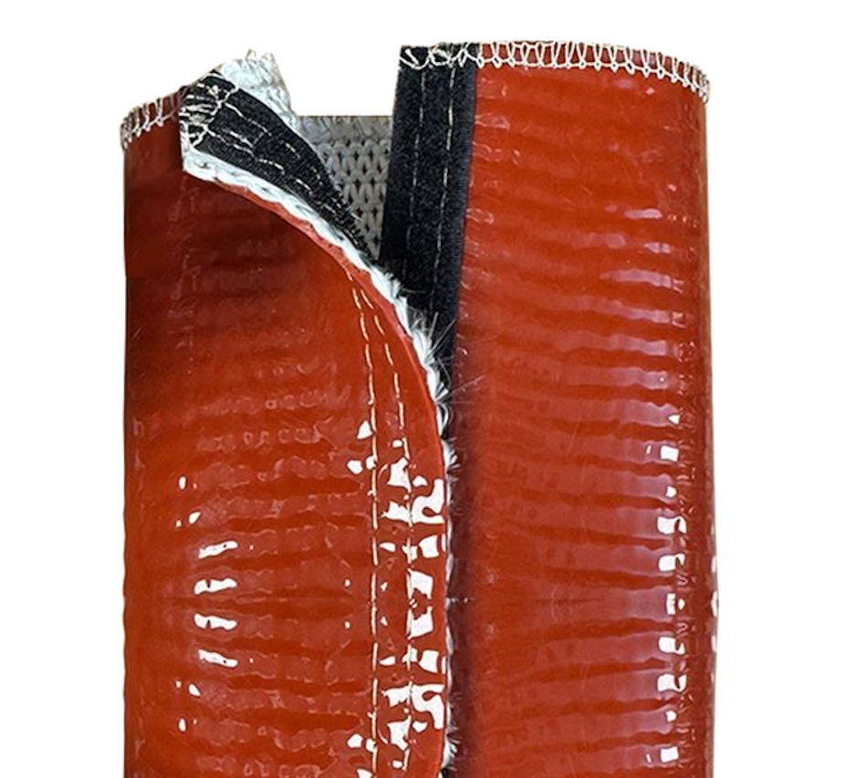 Retrofit Pyrojacket Thermo Firesleeve - Glass Fibre Fire protection with Hook & Loop Fastening