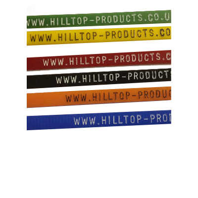 Printed Cable Ties - Hot Foil Stamp Printed Cable Ties - Hot Foil Stamp