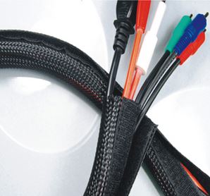 Hook & Loop brand Braided Flexo Cable Wrap Hook & Loop Sleeving