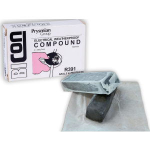 Plastic weatherproof sealing compound