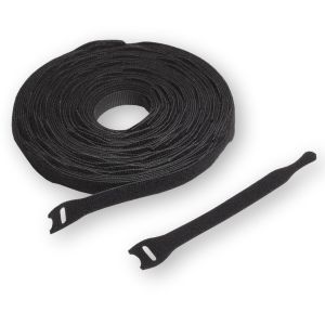 VELCRO® Brand Reusable Hook and Loop Cable Ties size 20 x 200mm Black