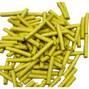 Neoprene Tubing HP15 x 20mm (1.5mm I/D x 20mm Long) - Max OD of cable 3.0mm Yellow