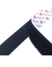 VELCRO® brand Sew-on Tape Hook & Loop Set 100mm Black