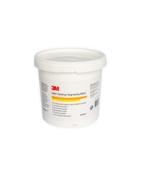 3M Cable Cleaning / Degreasing Wipes - 250pc Tub