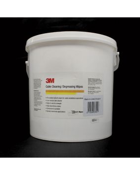 3M Cable Cleaning / Degreasing Wipes - 500 Pail
