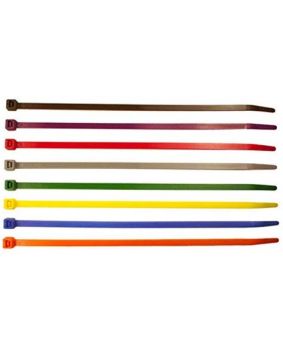 Nylon Coloured Cable Ties Size 140mm x 3.6mm (TR2)