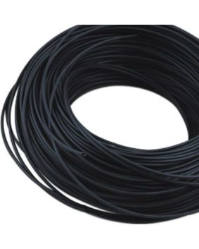 1.2mm PVC Sleeving x 0.3mm Ultra Thin Wall Black