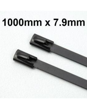 Heavy Duty Stainless Steel Cable Ties Coated 1000mm x 7.9mm
