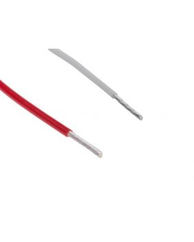 22 AWG TYPE A BS3G 210 Silver Conductor Wire - Red & White