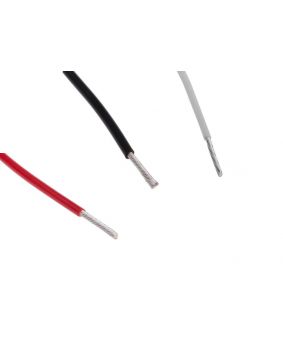24 AWG TYPE A BS3G 210 Silver Conductor Wire - Black, White & Red