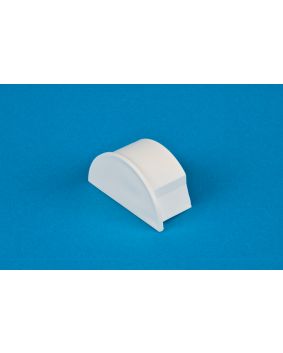 50 x 25mm Smooth-fit End Cap White