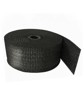 HILEXH Fibreglass Exhaust Heat Wrap – (50mm x 3mm) BLACK - Various Lengths