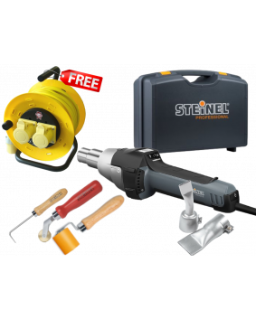 Steinel HG2620E 110V 7 Piece Roofing Kit - With Free Cable Extension Reel!
