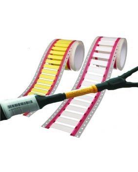 RPS-10-2/2.0-4-PC Thin Wall Wire Marker - Yellow
