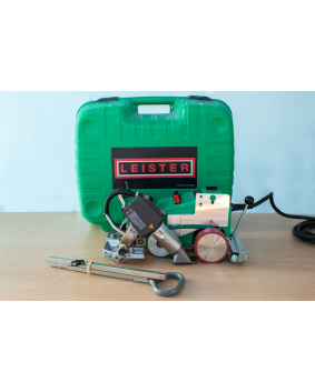 Leister Pup Uniplan E Kit 30mm Overlap 120V Roof Machine with Green Pulley, Weights & Carry Case (USED231) 