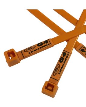 G4 Challenge Land Rover Printed Cable Ties in Orange - Repairs/Modifications