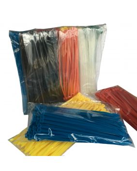 TR5 Rainbow Cable Tie Pack Size 200mm x 4.8mm