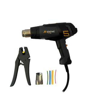 Steinel HM 2120 E Electricians Kit 240V including heatshrink, cable stripper and nozzle