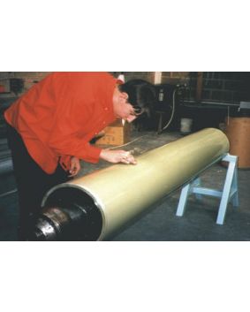FEP shrink to fit, non-stick roll covers