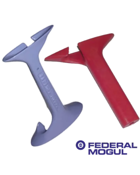 Federal Mogul ROUNDIT® 2000 V0 Tools double & single headed, Blue & red on a white background
