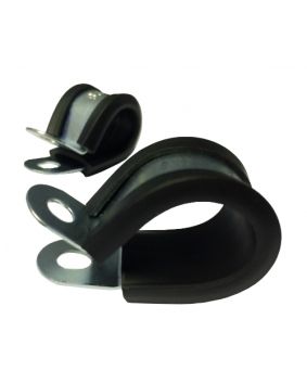 Conduit Steel P Clips with Rubber Lining