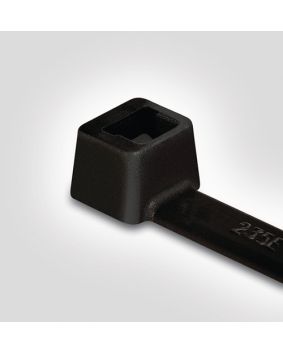 Hellermann T50L Black Heat Stabilised Nylon Cable Tie - 390mm x 4.6mm