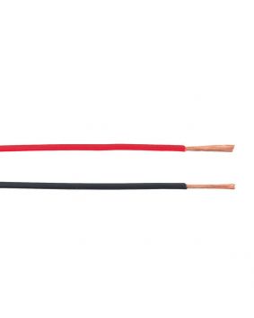 Thin Wall Cable Single Core 32/0.20mm 16.5 amps TW1.0 - Black & Red 
