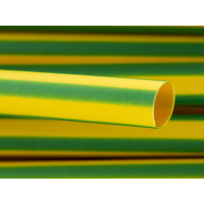 Heat Shrink Tubing 2:1 Ratio GREEN YELLOW 19mm 1m 