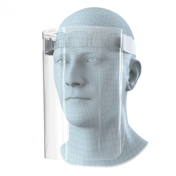 In Use with NHS Face Shield Visor