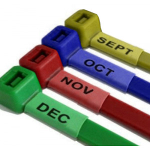 Printed Cable Ties Months